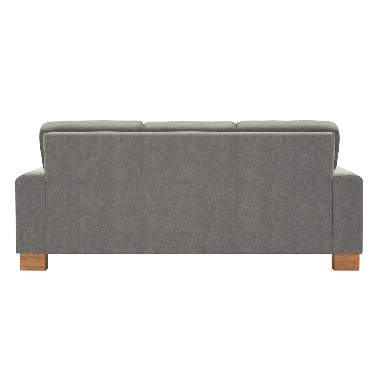 polsterpower 3-Sitzer-Sofa - Belle silver - Basismodell