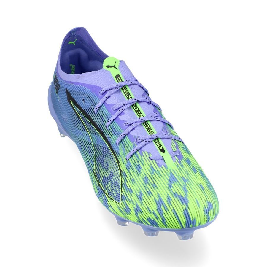 PUMA Ultra 5 Ultimate FG Christian Pulisic Chasing the Dream - Violet/Vert/Noir ÉDITION LIMITÉE
