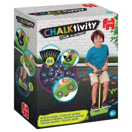 Jumbo Spiele Chalktivity Hüpfstab