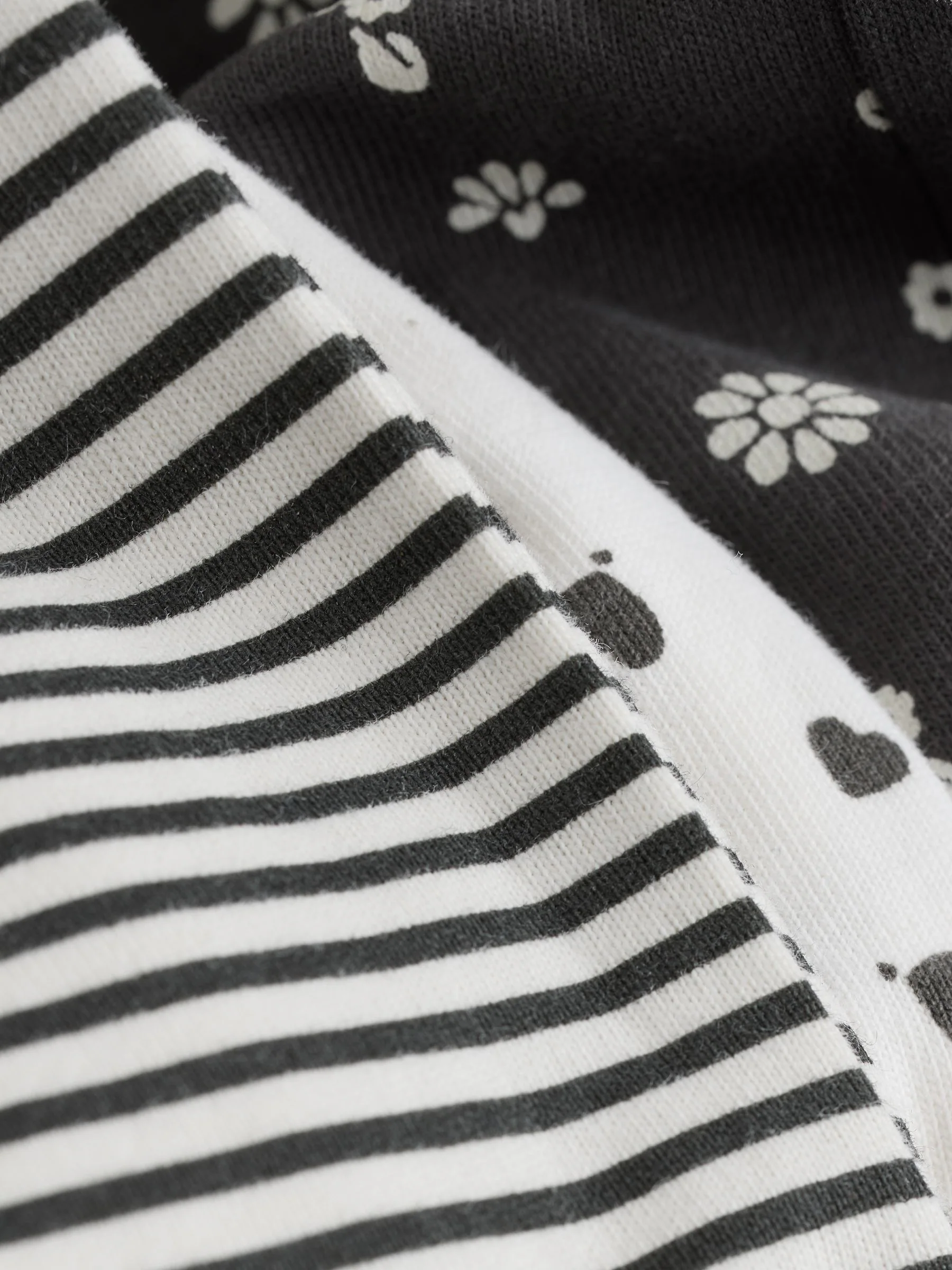 Monochrome print - Wide Leg Pyjamas 3 Pack (3-16yrs)