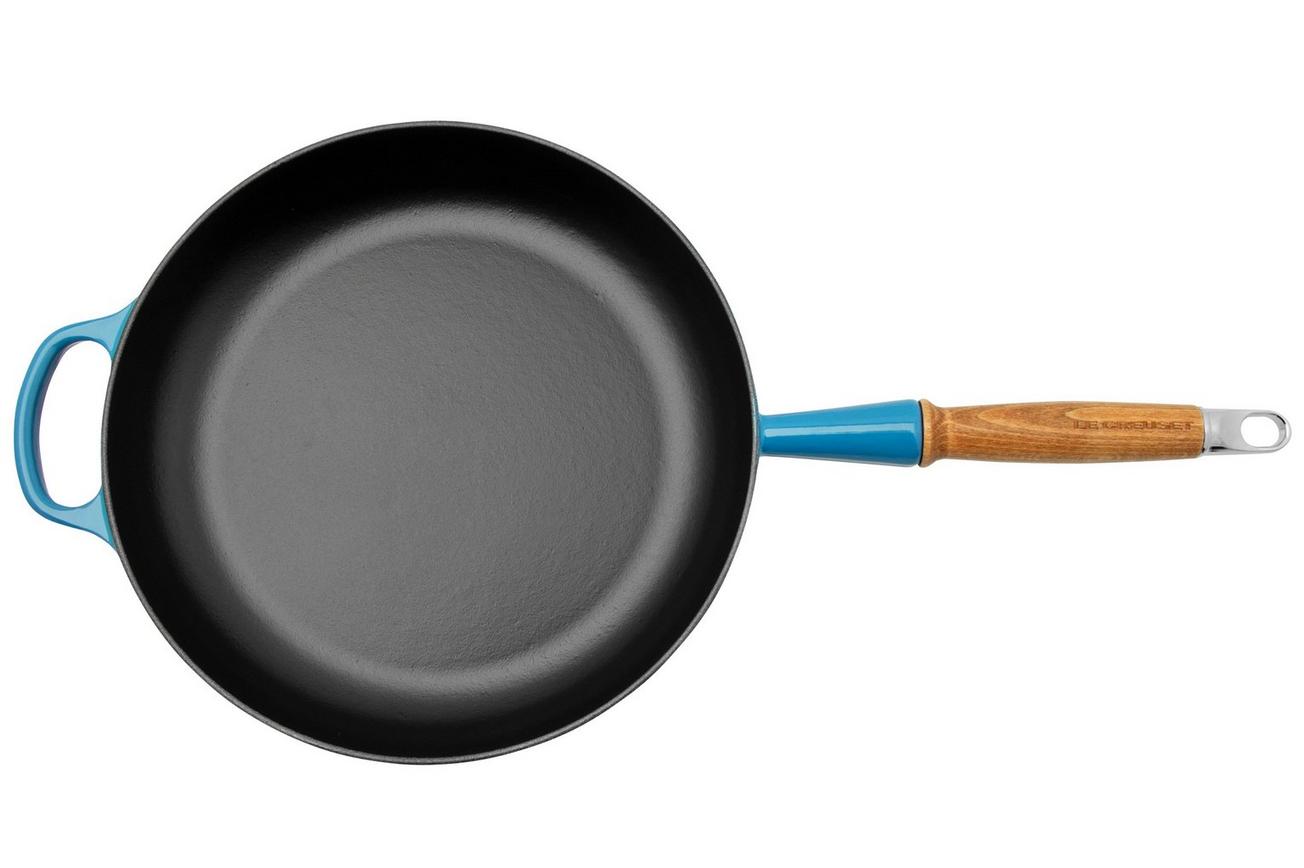 Le Creuset Signature koekenpan, 28 cm, 2.6L, azuurblauw