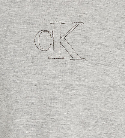 Calvin Klein T-Shirt - Monogramm - Light Grey Heather