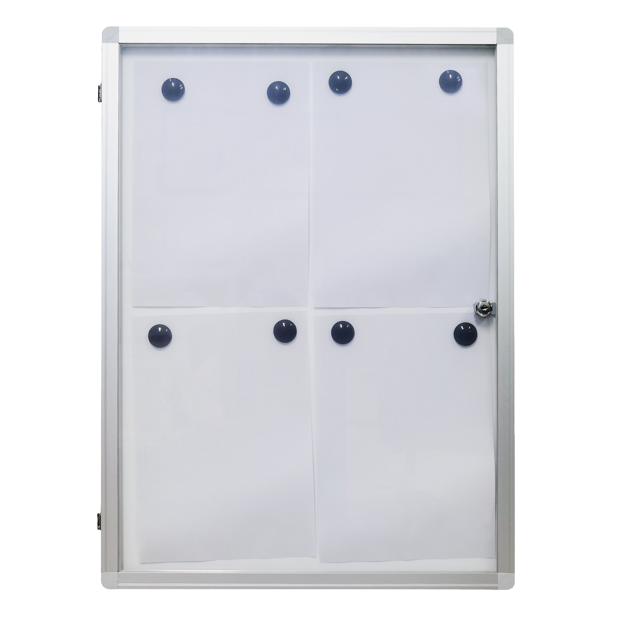 Schaukasten 4 x A4 inkl. 8 Magnete