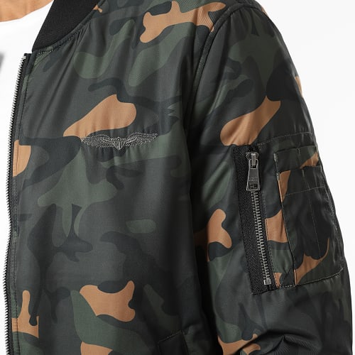 Veste Bomber Camouflage Max Vert Kaki