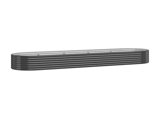 Lit surélevé de jardin Acier enduit de poudre Anthracite
