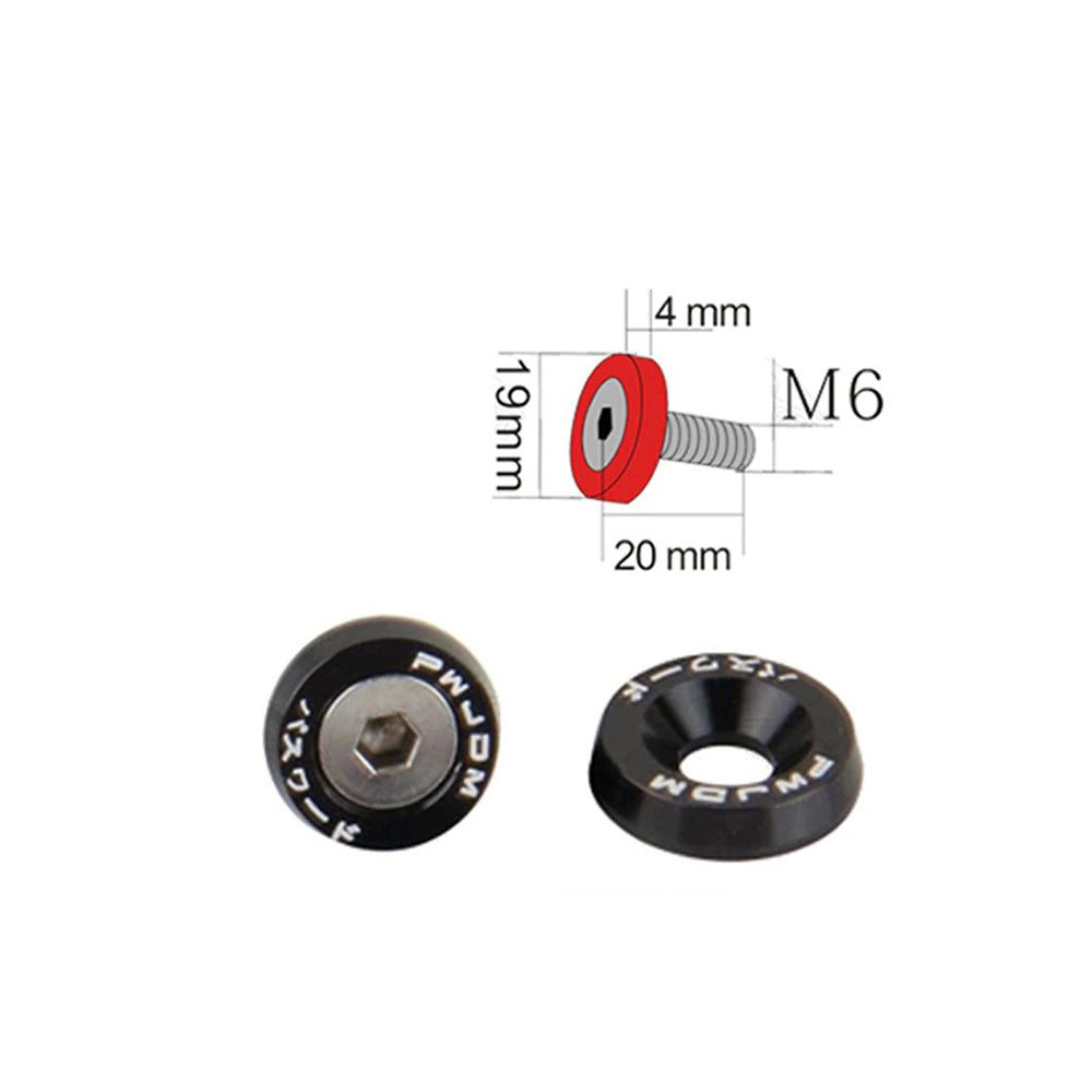 Lot de 10 Vis et Rondelles Custom de Trottinette - Plusieurs Couleurs