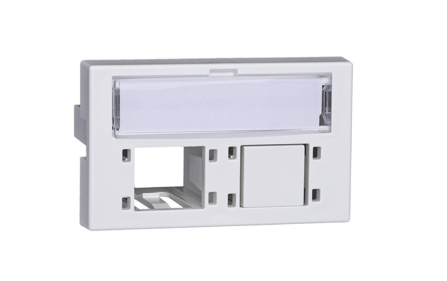 Netzwerkdose FLF 2 Port leer weiss für Kat 6ANetzwerkdose,