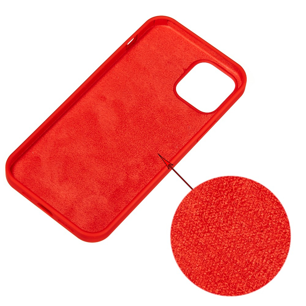 iPhone 13 Pro Silikon Case Hülle - Rot