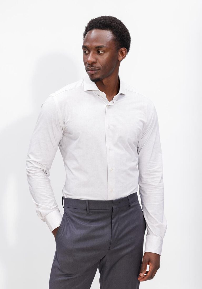beige xacus overhemden active shirt 520ml