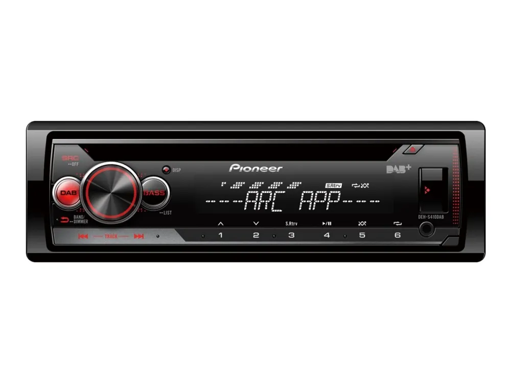 Pioneer DEH-S410DAB - Bil - CD-modtager - in-dash - Single-DIN - 50 watt x 4