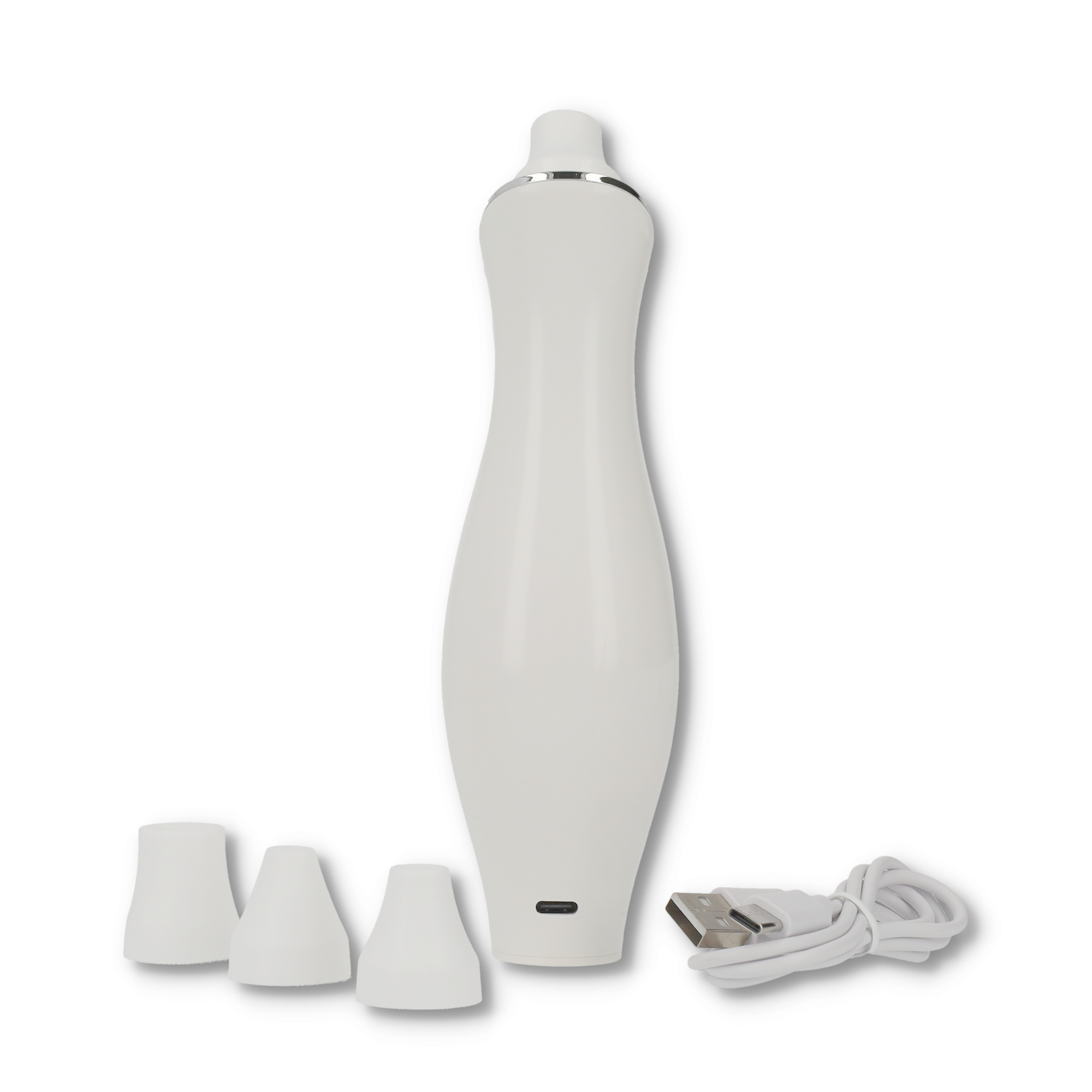 Blackhead Remover Elektrischer USB Mitesserentferner WiFi Gesichtsreiniger mit Kamera für iOS / Android - Weiss