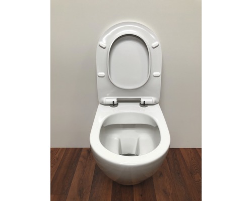 ADOB Empoli S2 witte toiletzitting met soft-close mechanisme