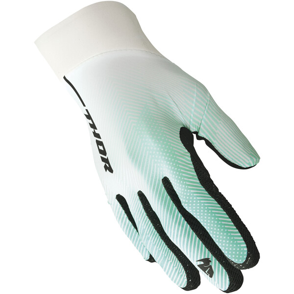 Thor Motocross - Gants Agile Tech Blanc / Turquoise