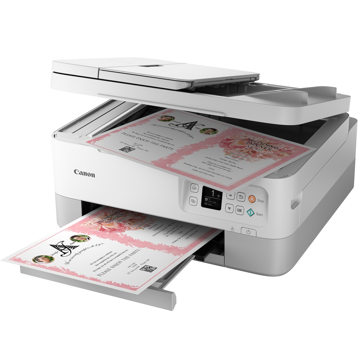 Canon Pixma TS7451i 3-i-1 inkjet-fargeskriver (hvit)