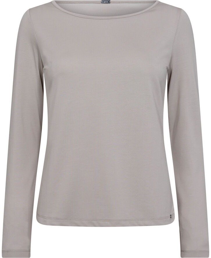 Gustav Jill, L/S slim t-shirt Chateagray
