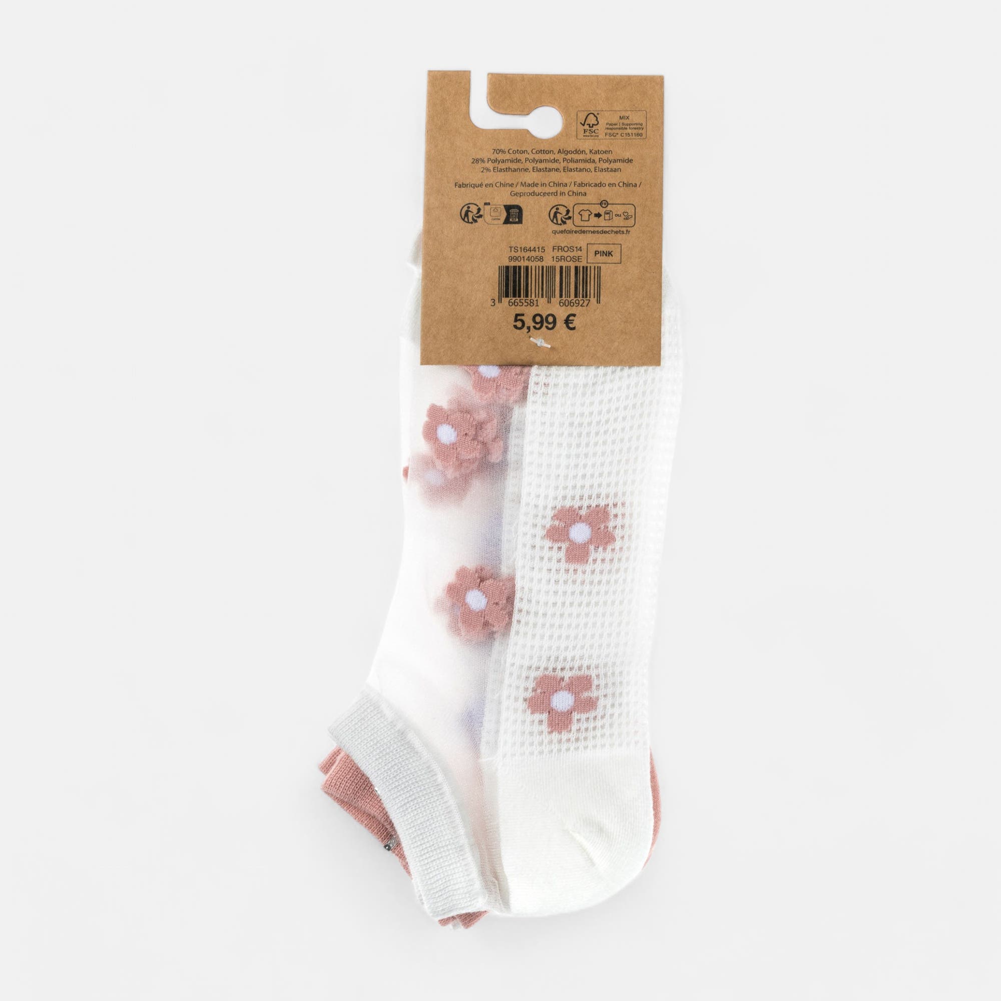 Chaussettes Femme rose