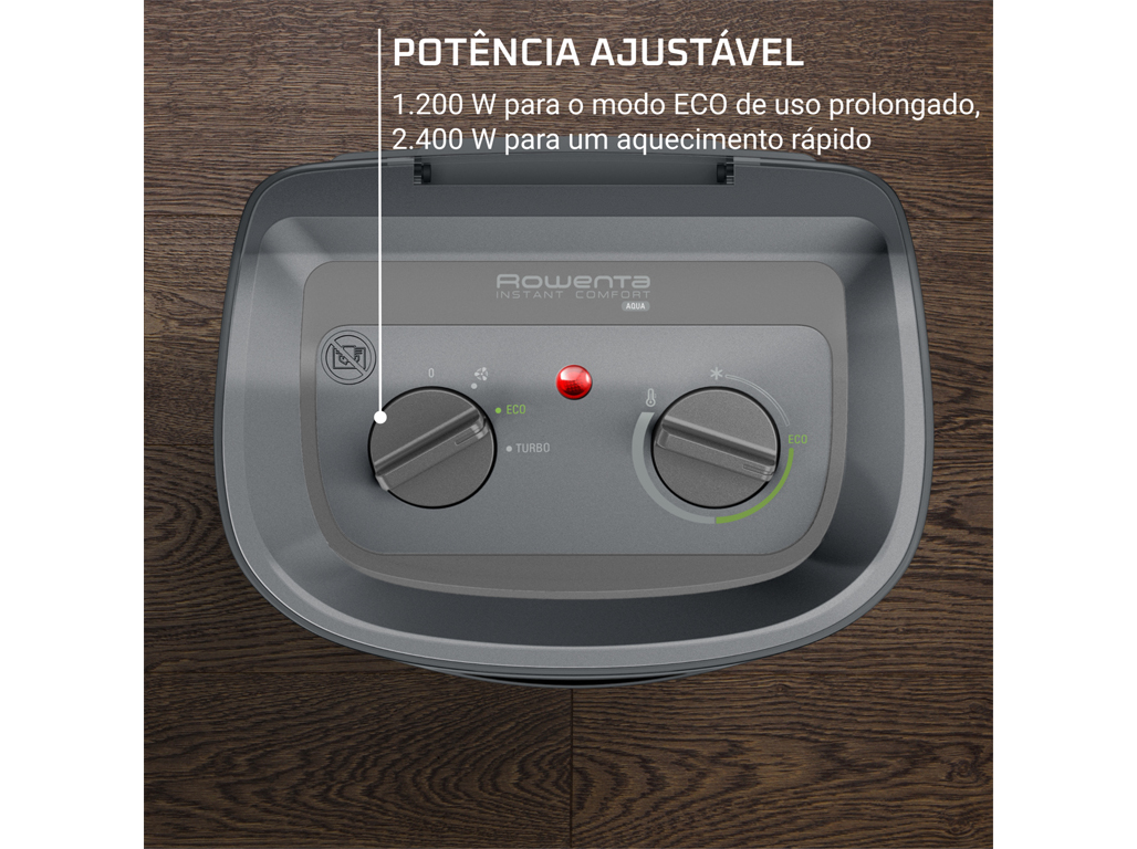 AQUECEDOR TERMOVENTILADOR ROWENTA SO6511F2 INSTANT COMFORT AQUA