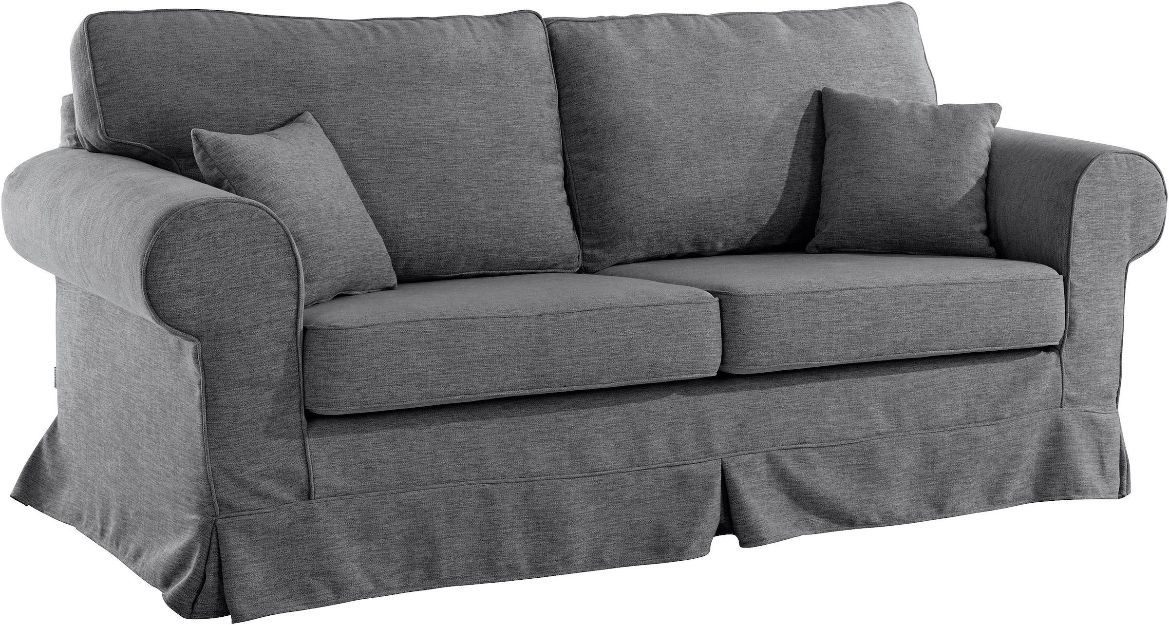 Home affaire 3-Sitzer »Shadmoor« Hussenoptik, in uni oder mit Blumendruck