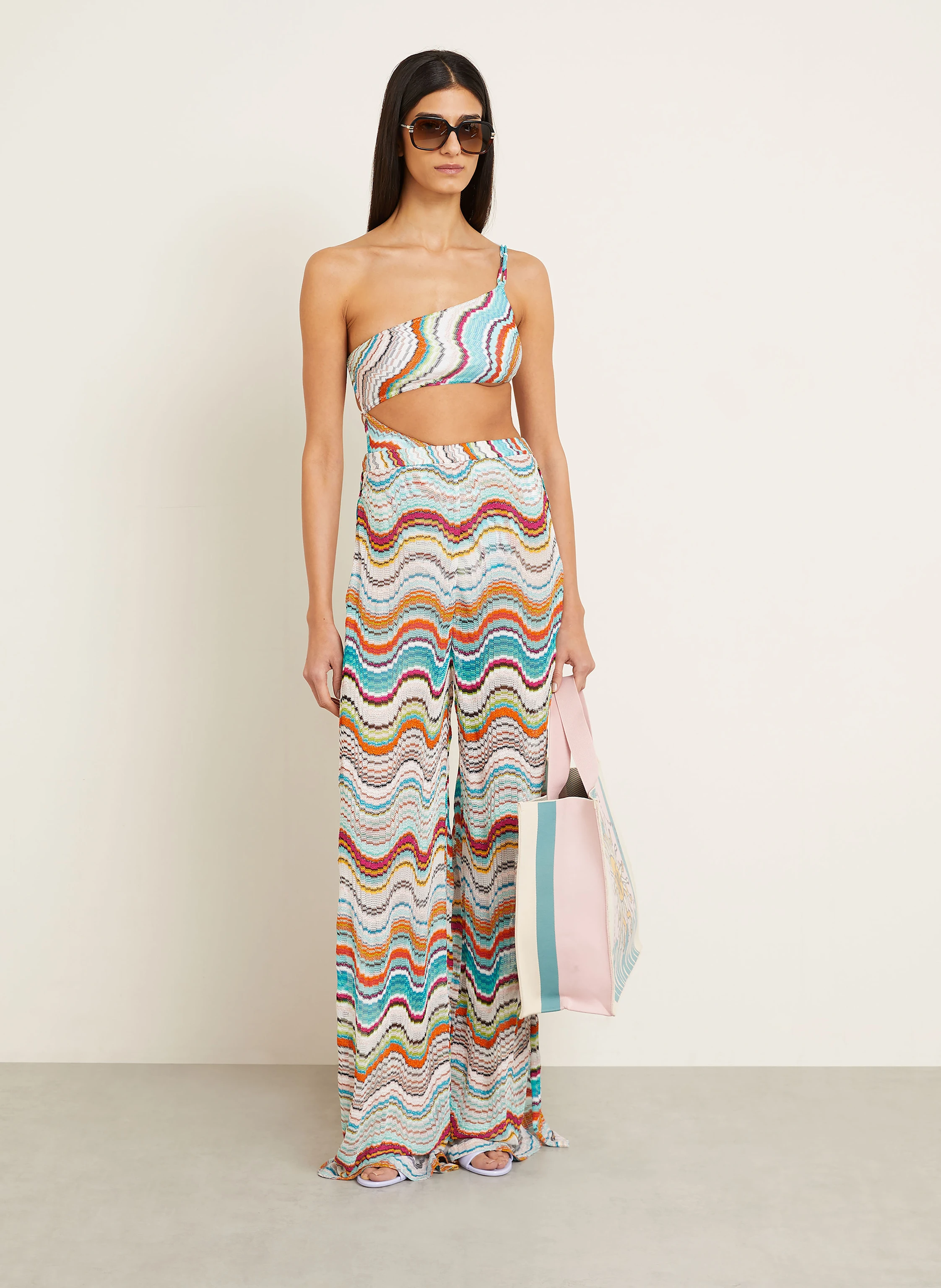MISSONI Strickhose mit Glitzergarn