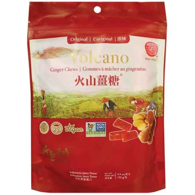 SINA Originele Volcano Gember Snoepjes (Vegan) 125g