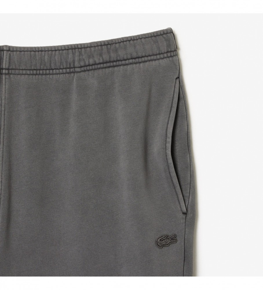 Calça de treino Lacoste em fleece cinza