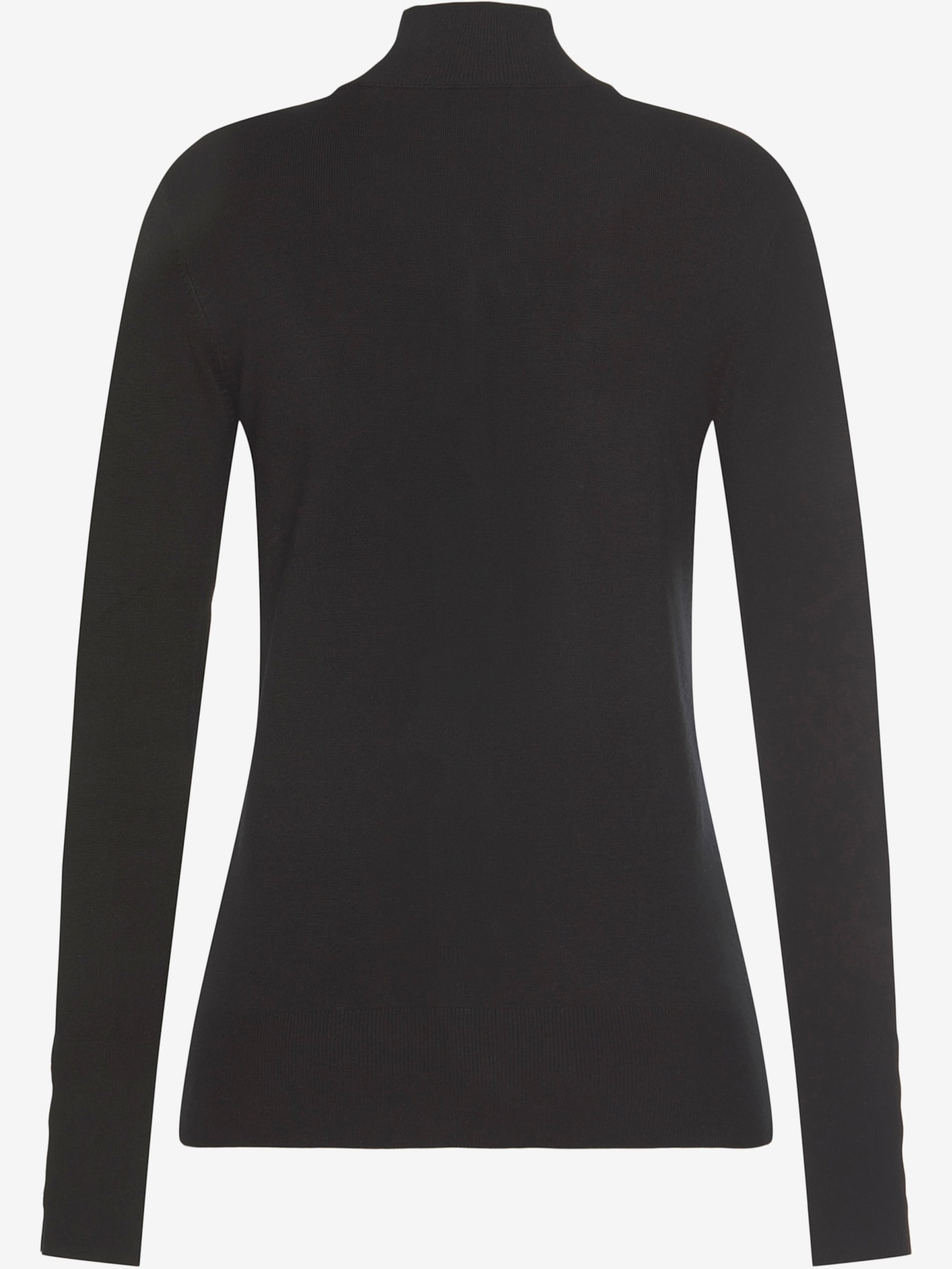 Pull en tricot fin, encolure haute