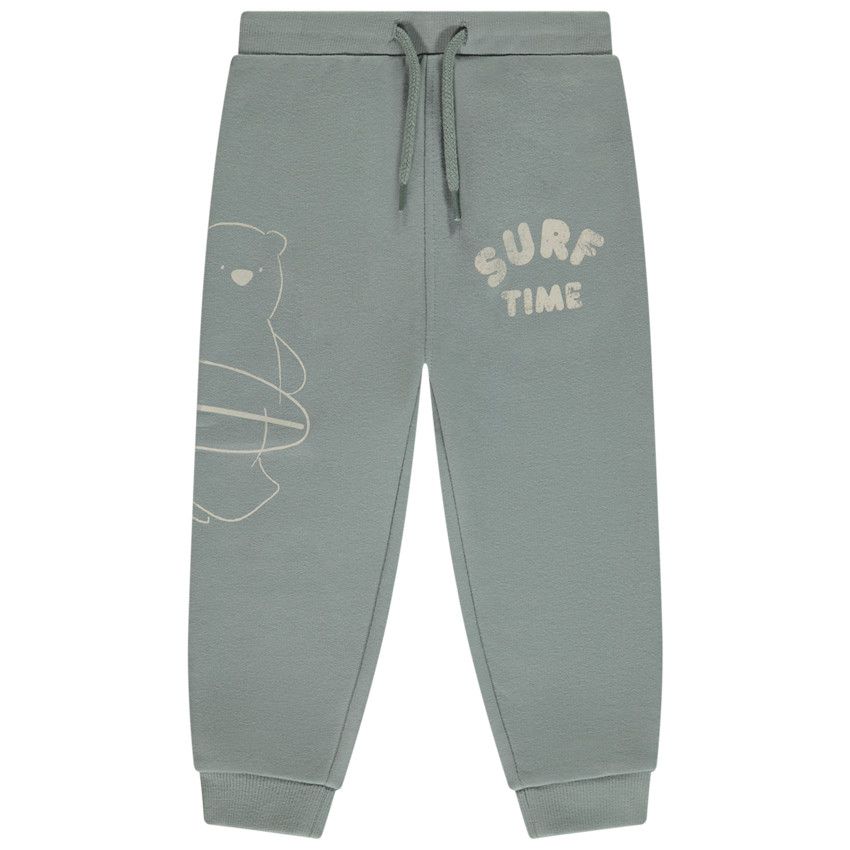 Jogging molleton print animal pour bébé garçon - Vert