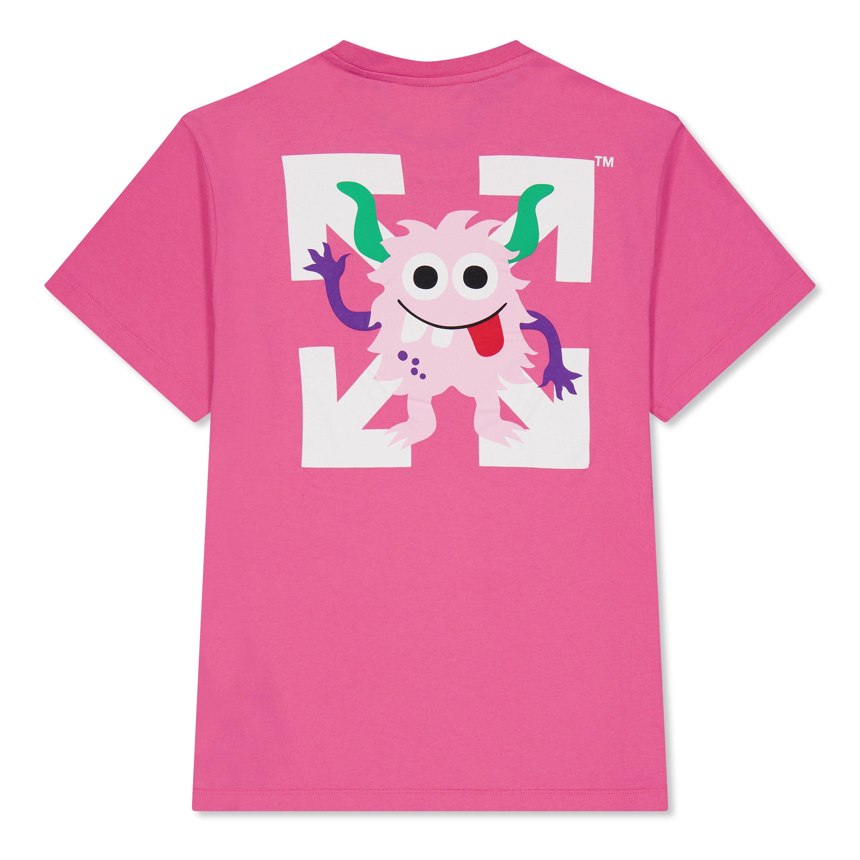 Off White Monster Logo T-Shirt Juniors
