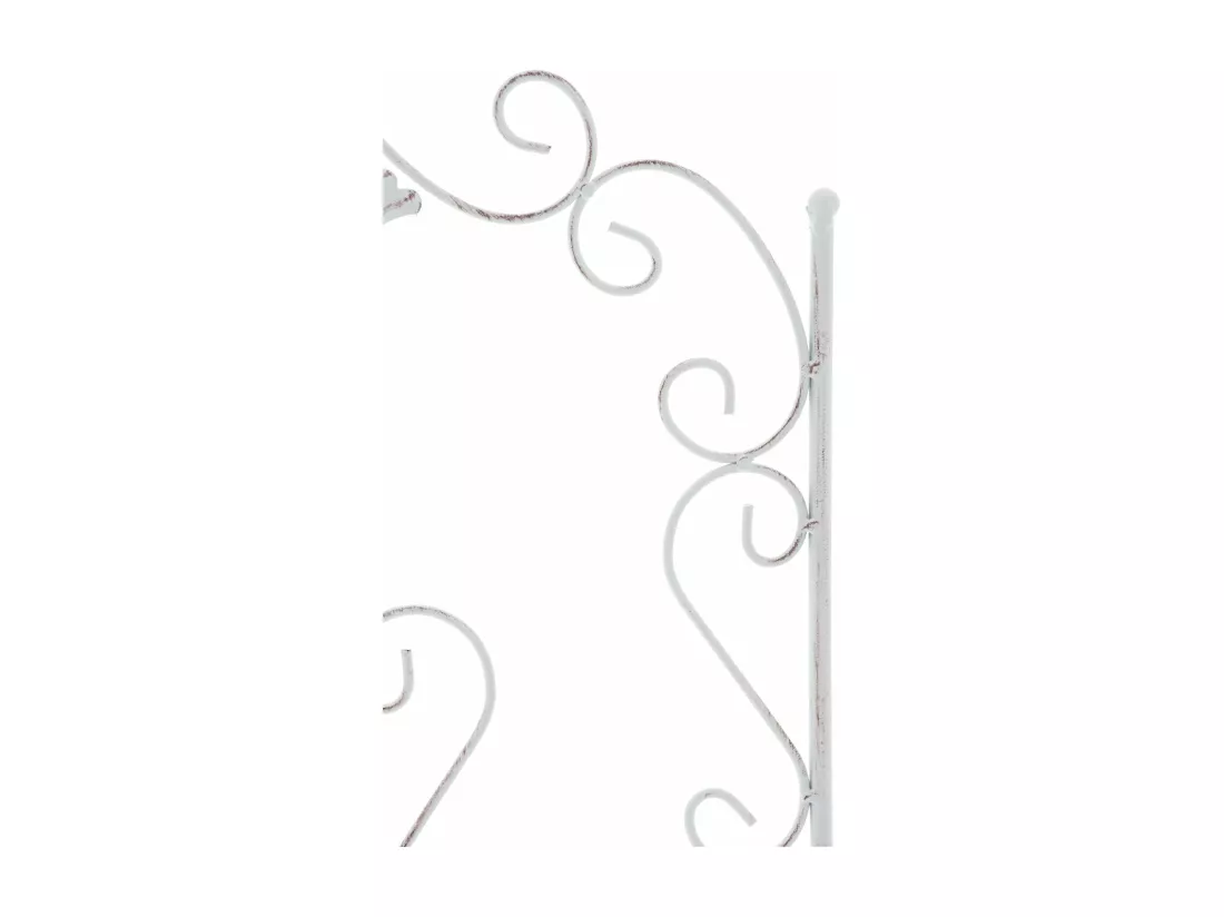 Lot de 2 treillis métal blanche 35 x 1 x 122 cm 10_0003826