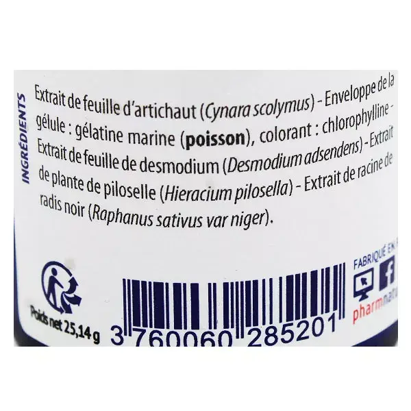 Pharm Nature Micronutrition Detox Drenante 60 cápsulas