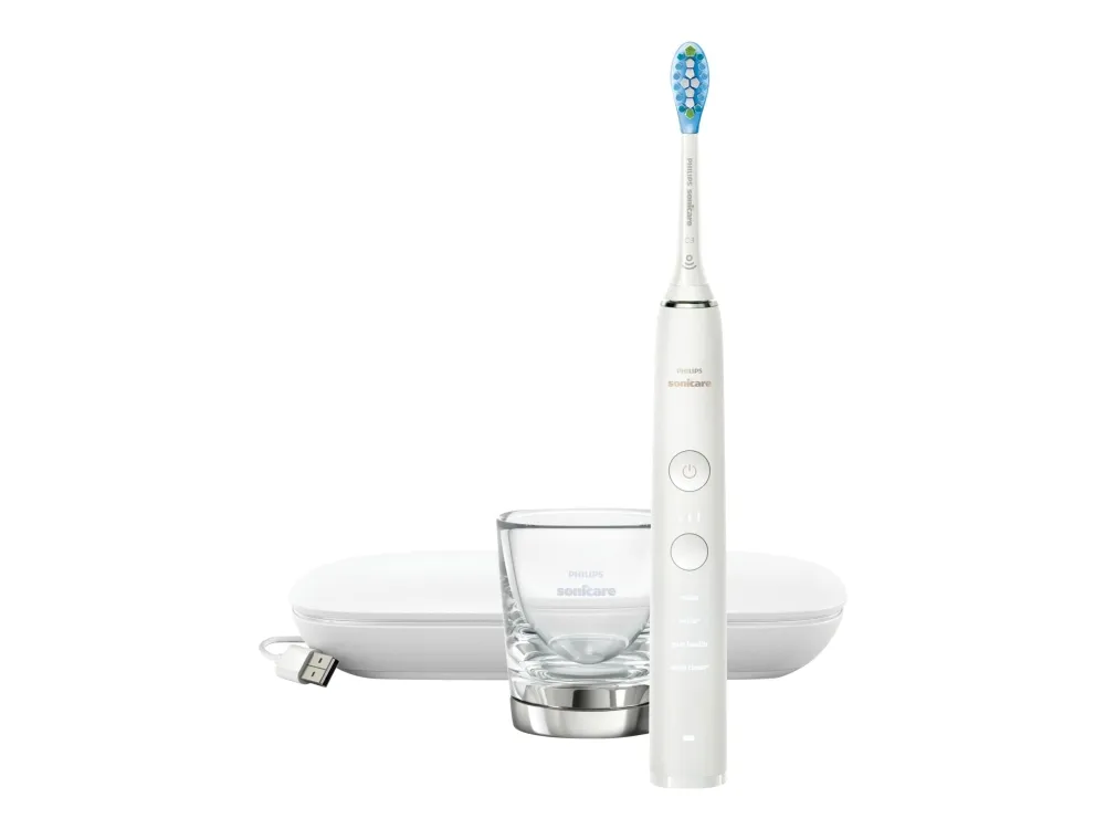 Philips Sonicare DiamondClean 9000 HX9911 - Tandbørste - trådløs - hvid