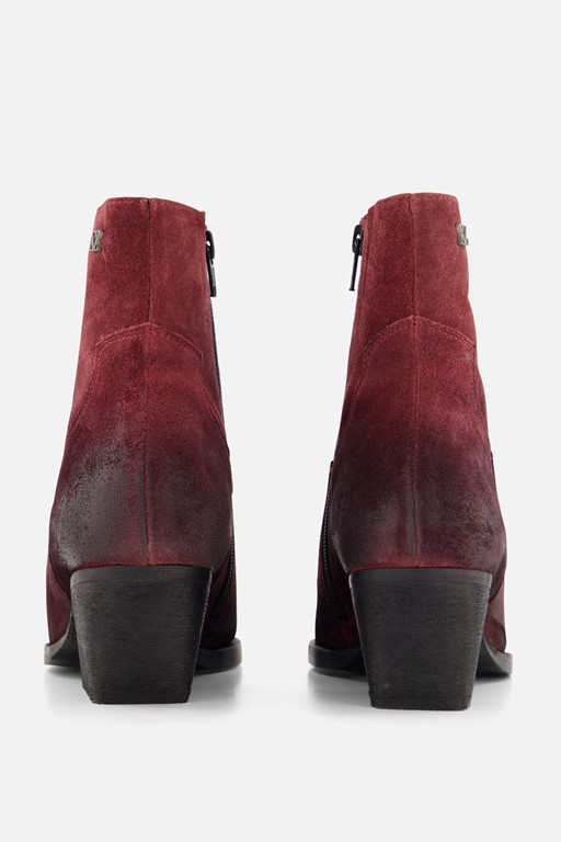Lazamani Cowboylaarzen bordeaux Suede