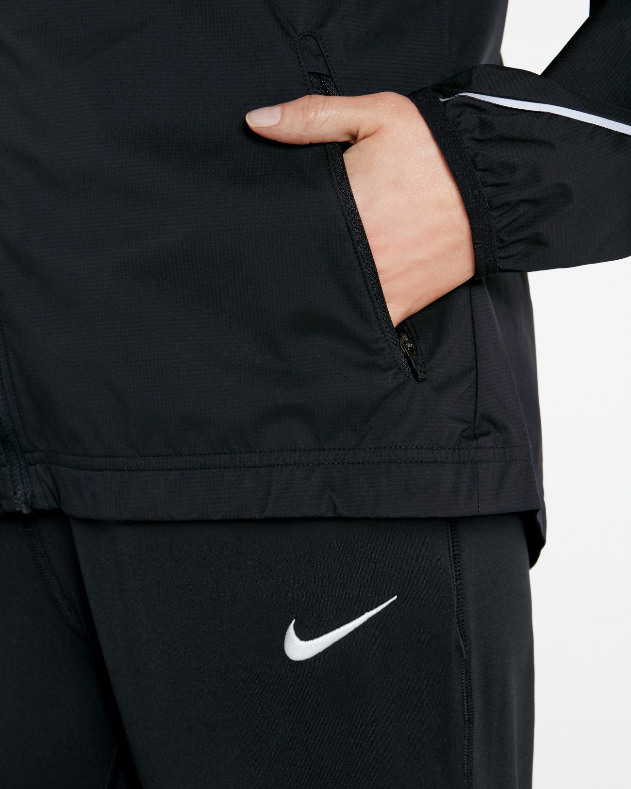 Veste de pluie Nike Woven Noir pour femme