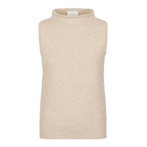 Neo Noir Odelia Knit Vest, Sand, 36