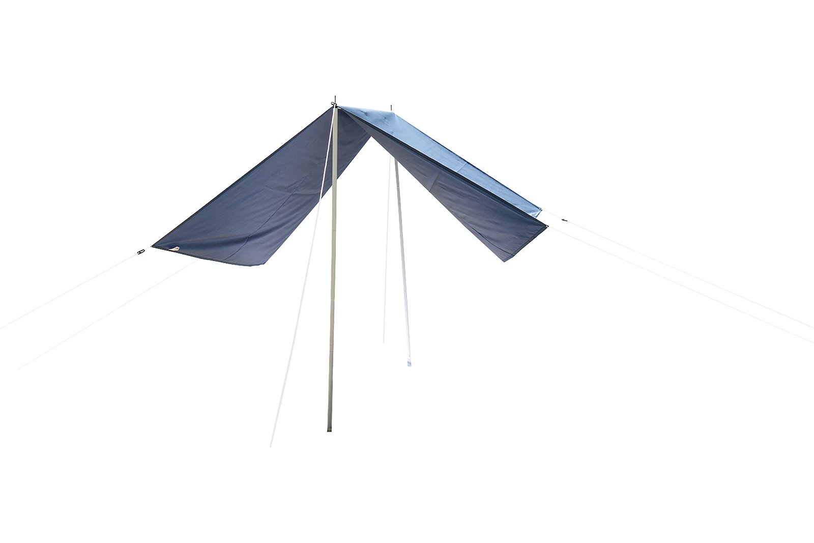 Marina strandparasoll Blå tekstilduk 140x180 cm. Oppbevaringsbag medfølger.