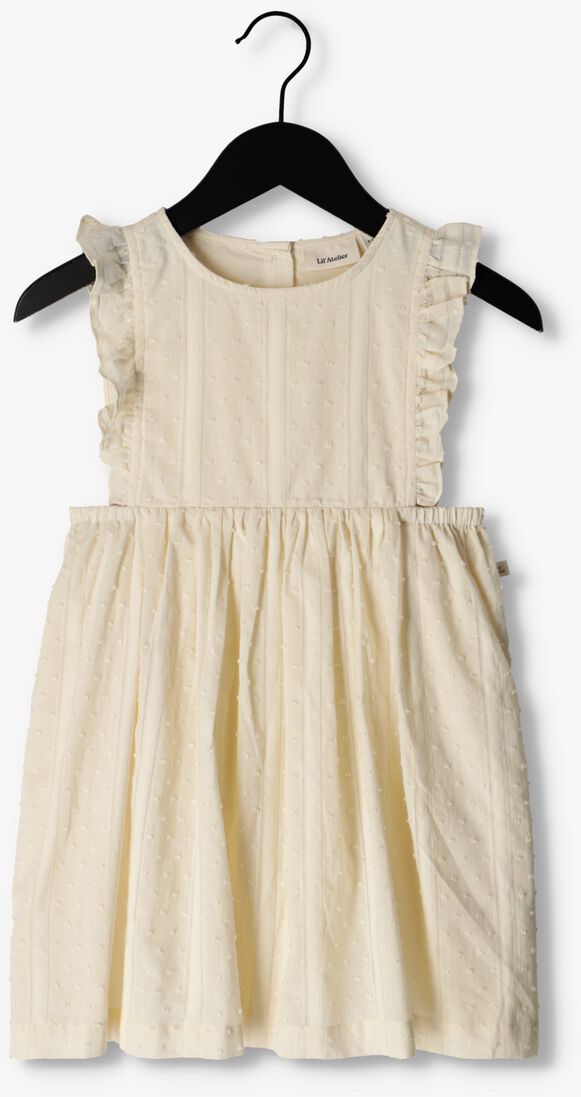 LIL\\' ATELIER beige lil' atelier midi jurk nmfdanya loose skirtall