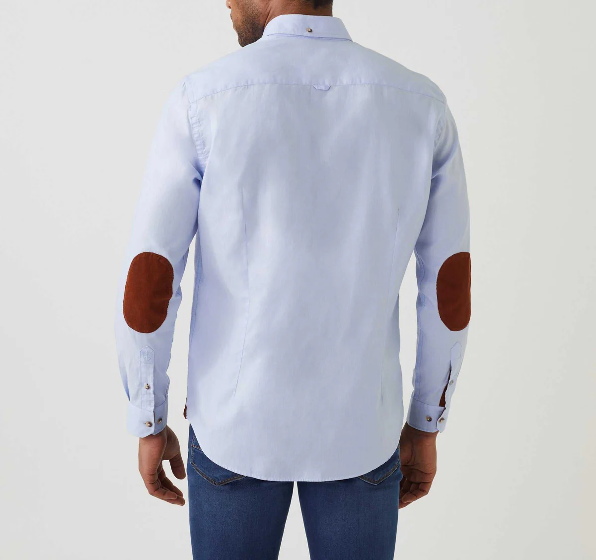 Chemise casual ciel-rouille 
