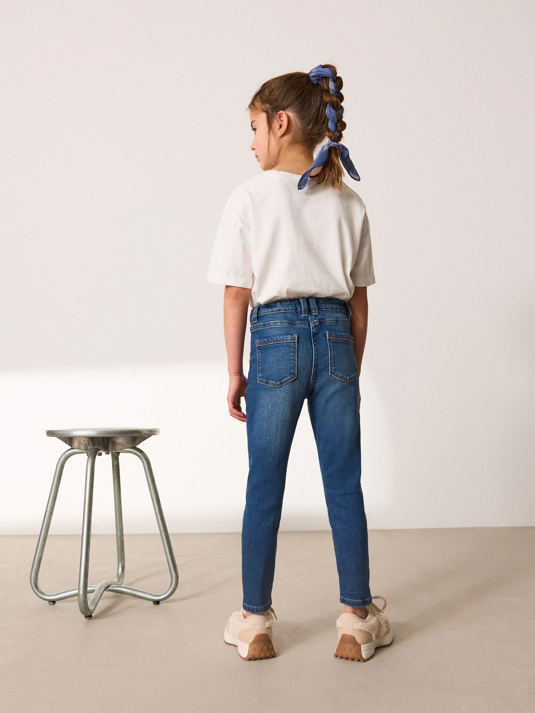 Normaal blauw - Skinny jeans (3-16 jr)
