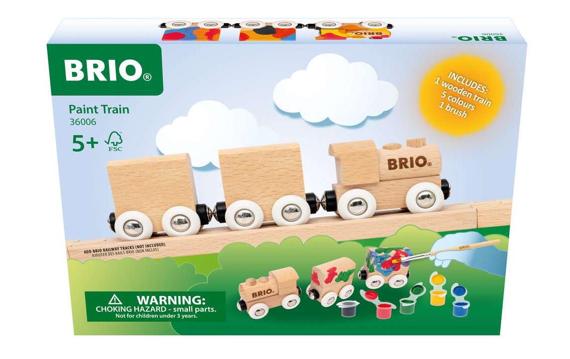 Brio Paint TrainHolzzug zum Anmalen