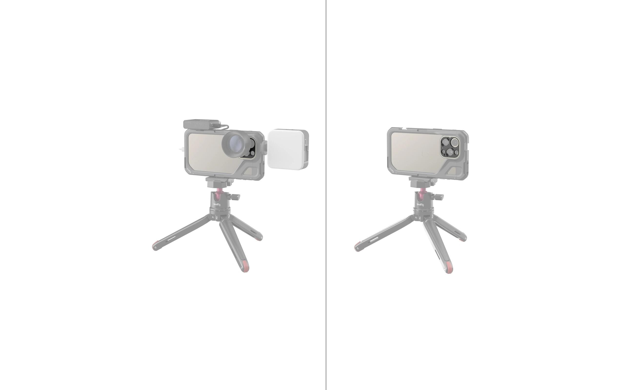 Festplatte für T-Series-Objektive für iPhone 15 Pro (Max)Hintere Montageplatte für das Objektiv