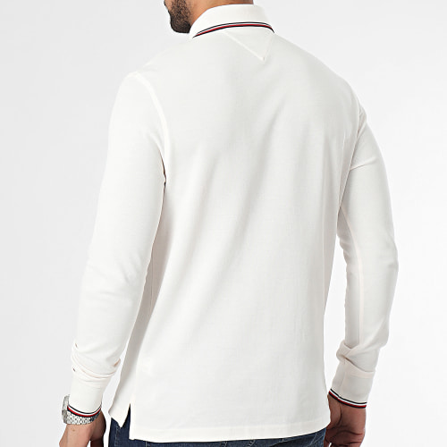 Polo Manches Longues Slim Tipped Place 3217 Rose Pale