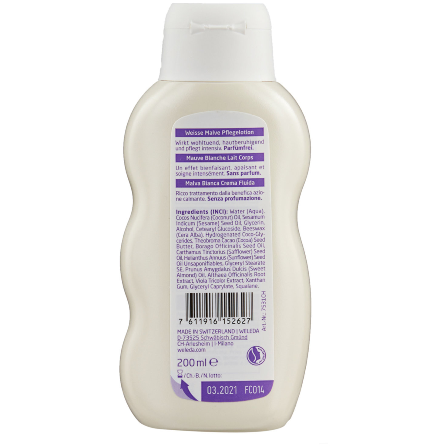 Weleda Baby Weisse Malve Pflegelotion