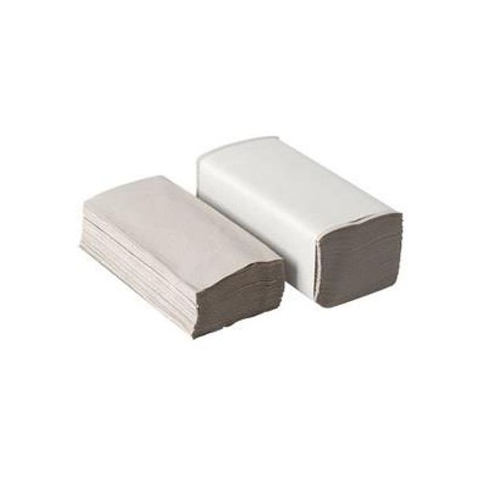 Handdoekpapier Z-vouw 5000st 1-laags 25x23cm 20x250 vel recycled naturel (208325)