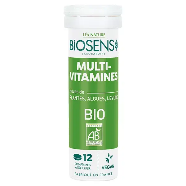 Biosens Multivitaminas Orgânicas 24 Comprimidos Mastigáveis