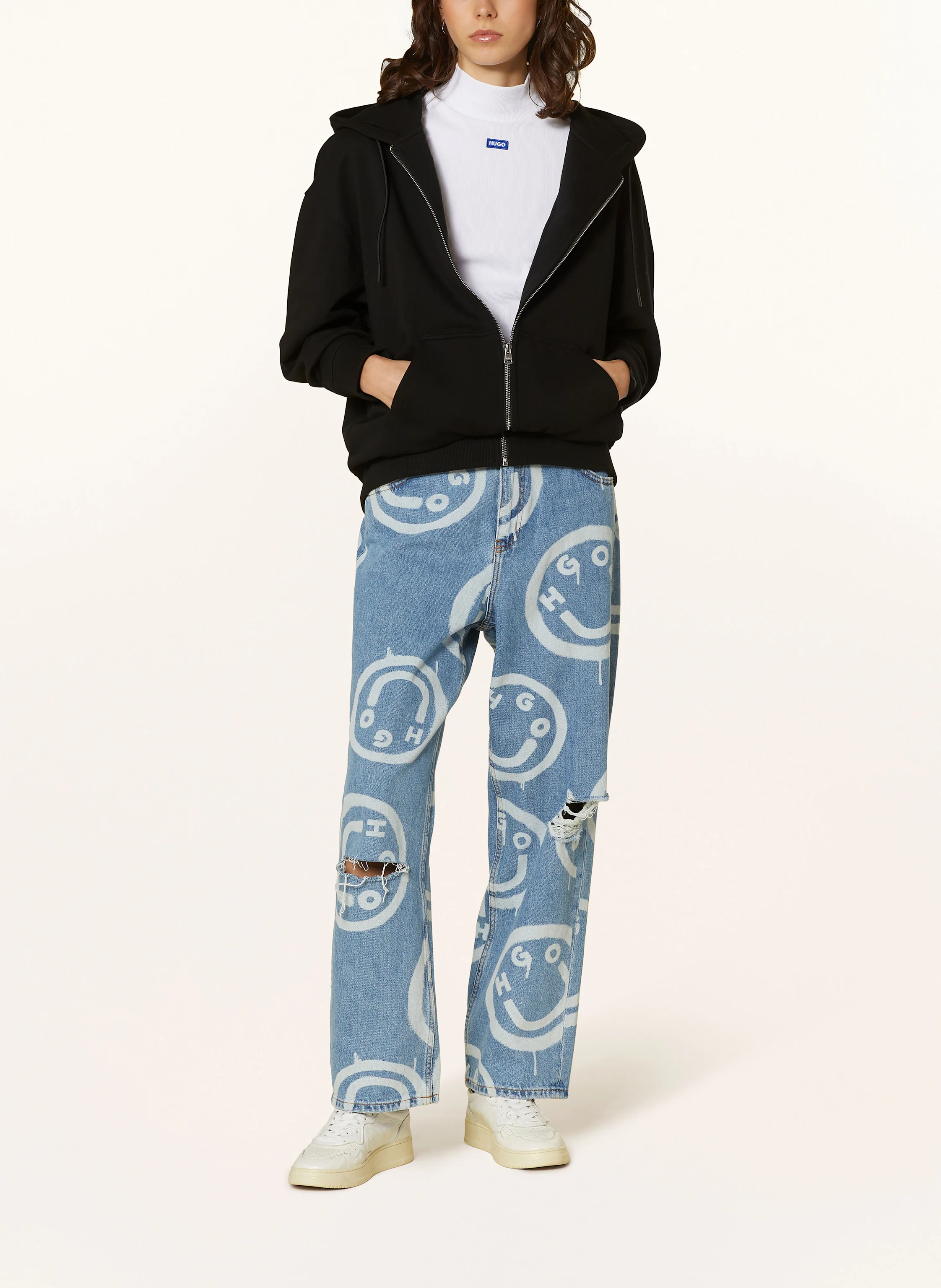 HUGO BLUE Sweatjacke DOA