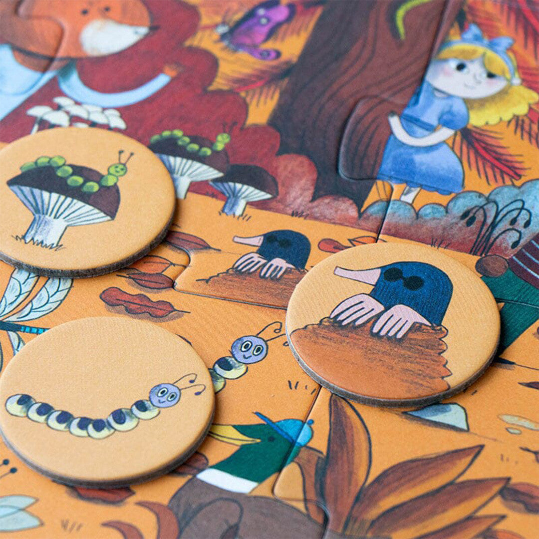 Londji puzzel en zoekspel bear's garden - 2x24st