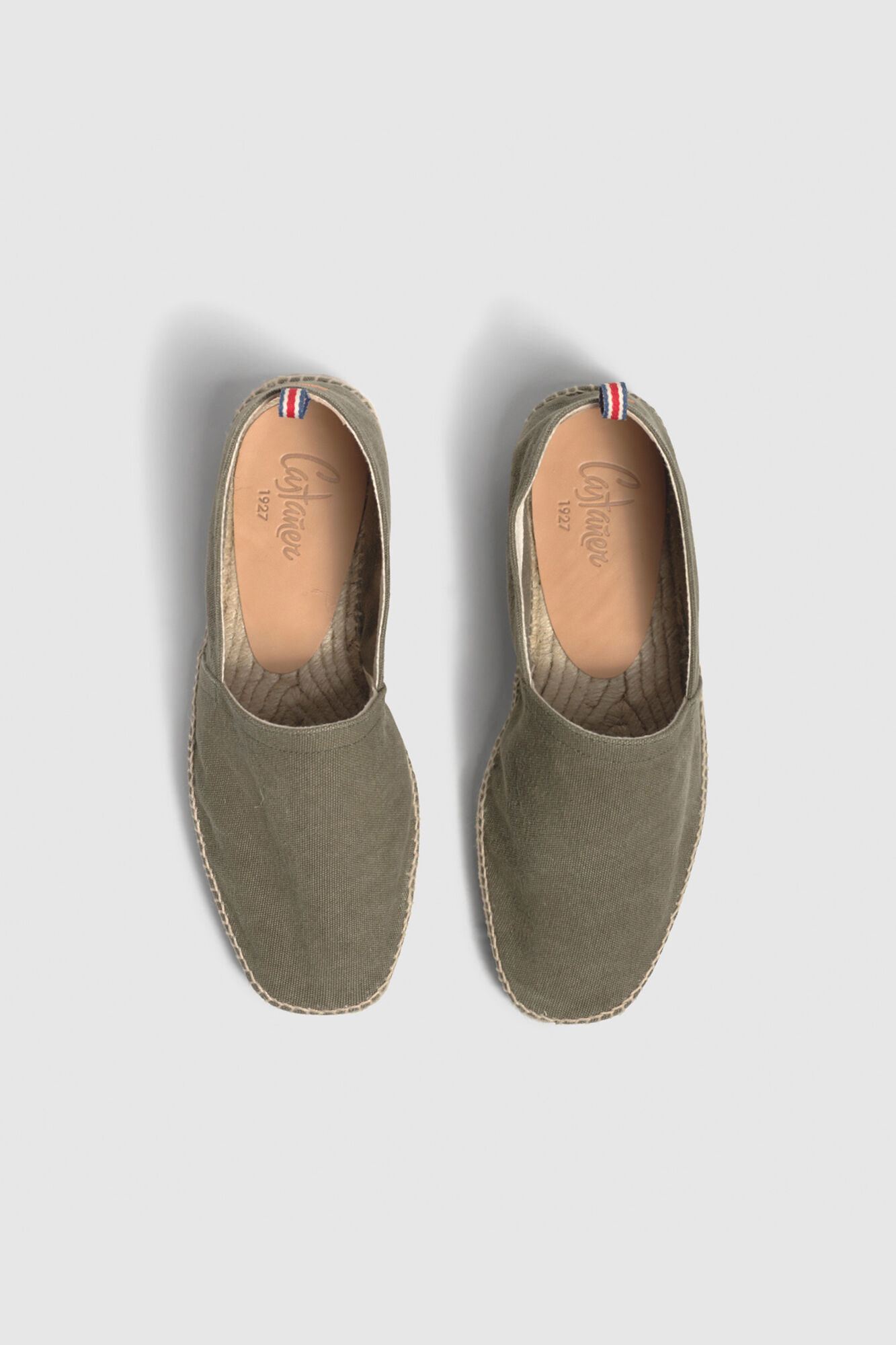 Espadrille rasteira de lona Pablo - Cáqui