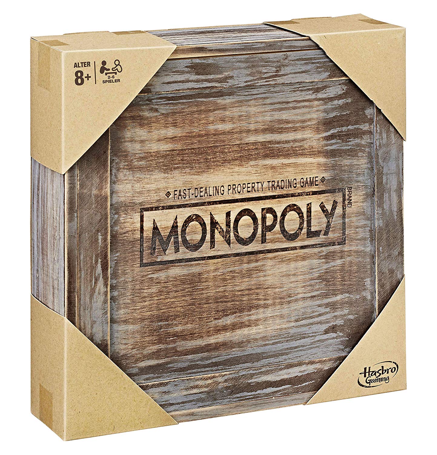 Monopoly Holz Sonderedition + Cluedo Rustikal Bundle Brettspiel Gesellschaftsspiel