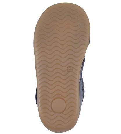 Pom Pom Sandalen - Starter Zwei Klettband - Navy