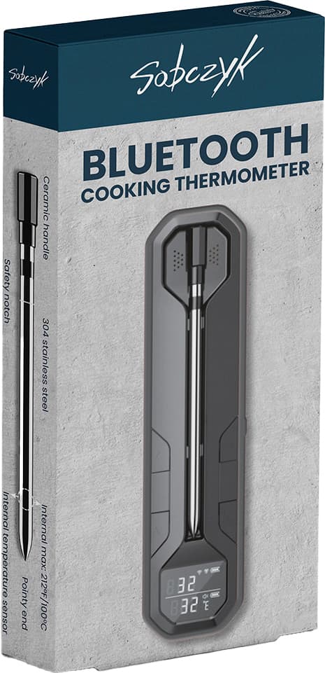 Sobczyk Bluetooth-kødtermometer CS5225 (sort)